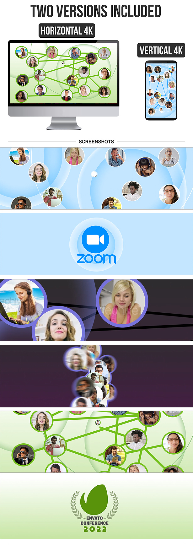 Video Call Stream Conference Logo - 2
