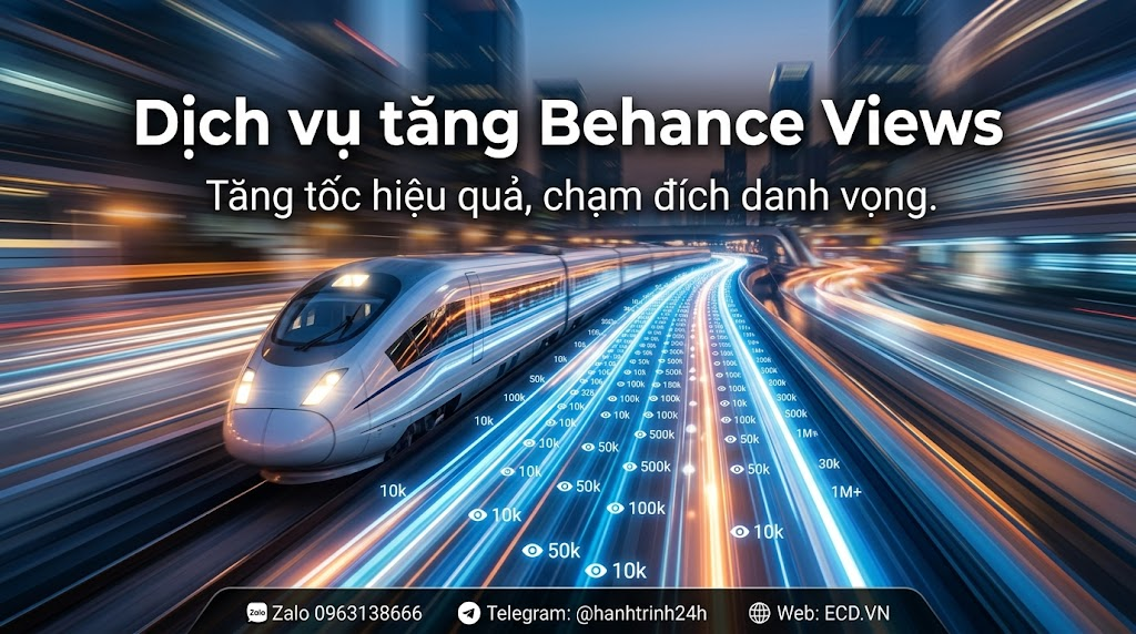 dịch vụ tăng behance views top tăng follower