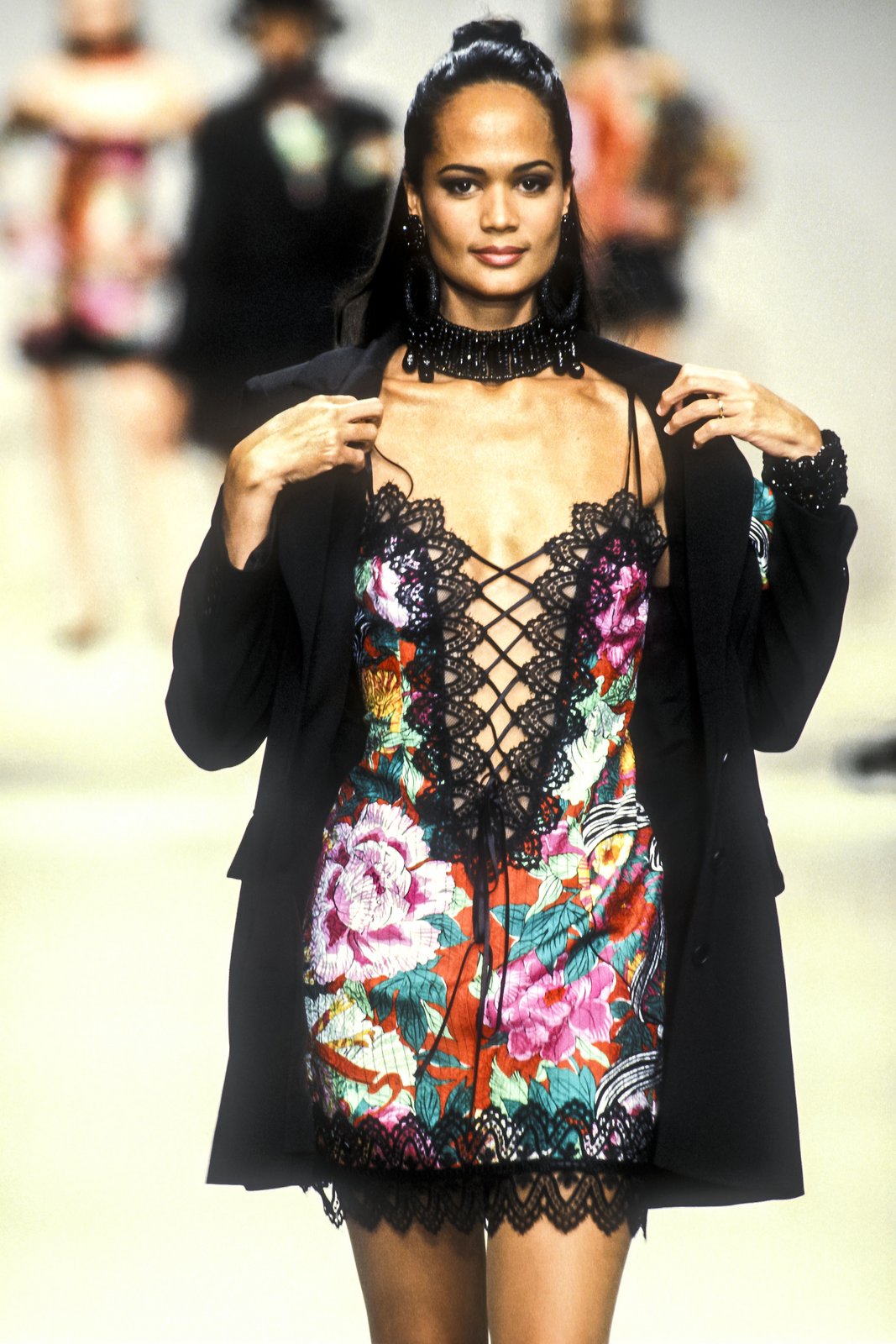 Louis Feraud 90s haute couture pinned by Keva xo.