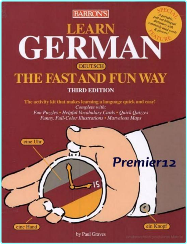 Learn German The Fast And Fun Way 3rd Edition (Paul G. Graves)