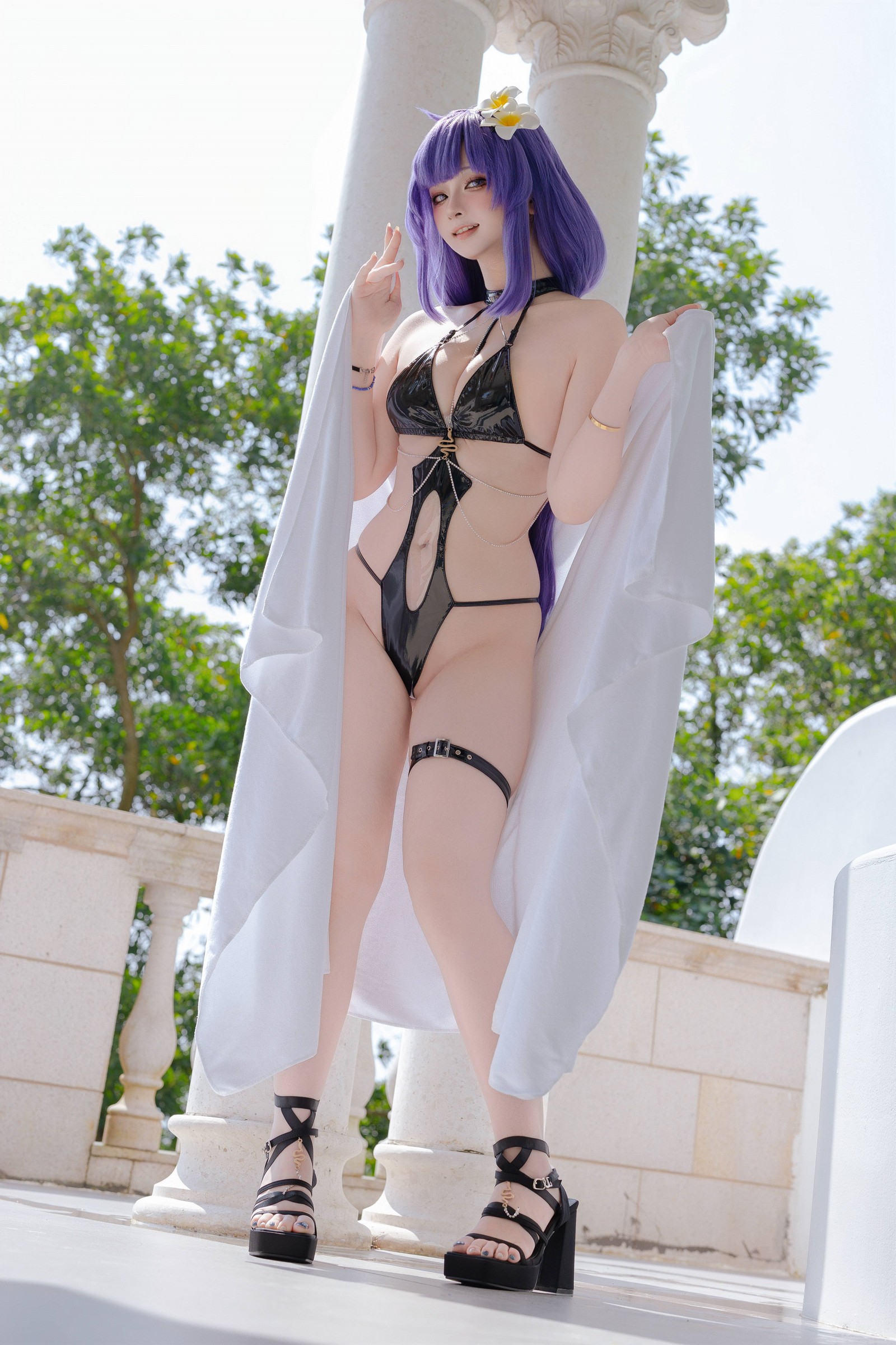 屿鱼 Yuyu Mogador 水着 Cosplay 写真图集（81P｜240MB）插图6