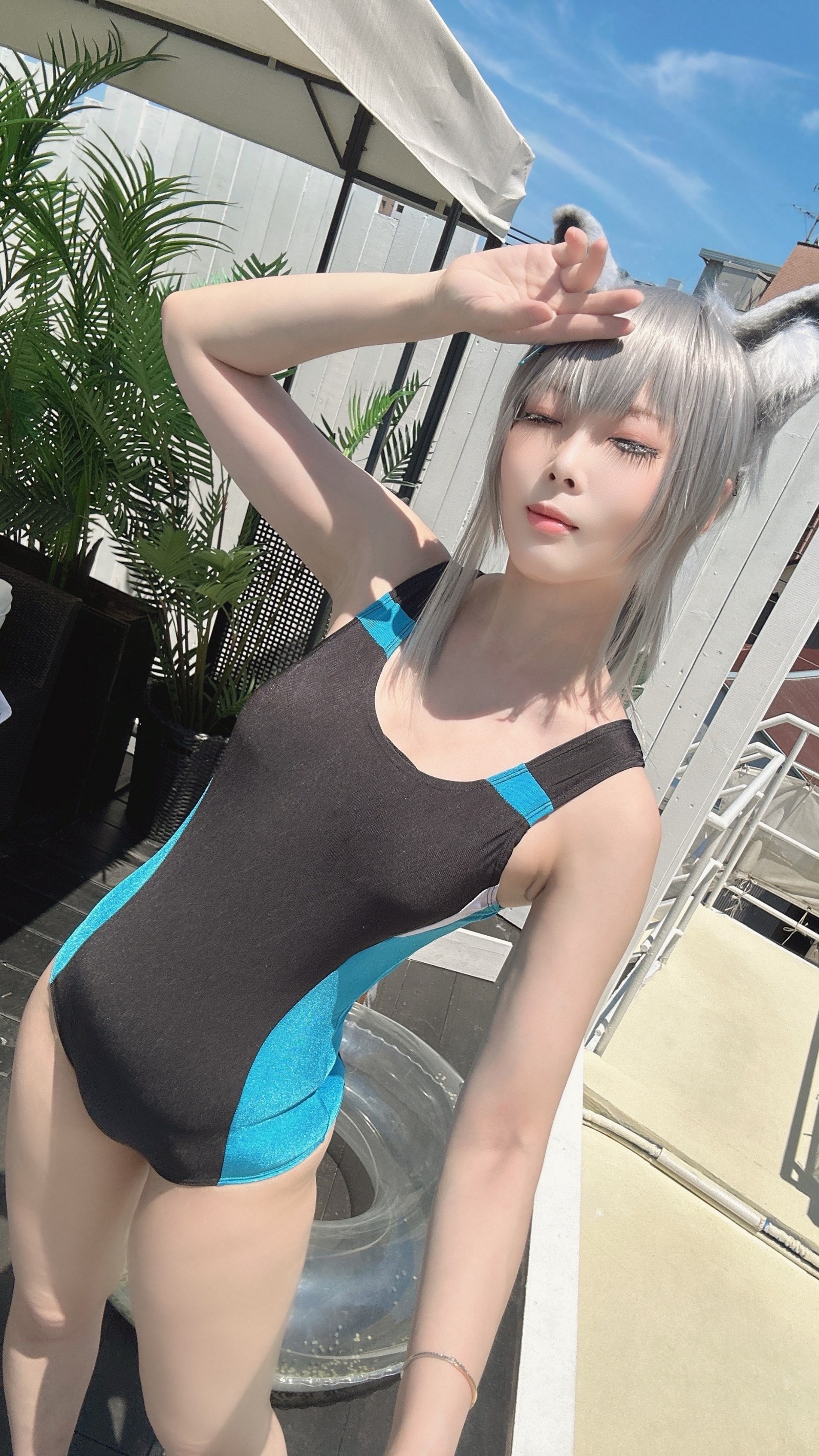 Maou Mo – Shiroko Cos 写真高清合集（23P-91.1M）蔚蓝档案人气角色插图4