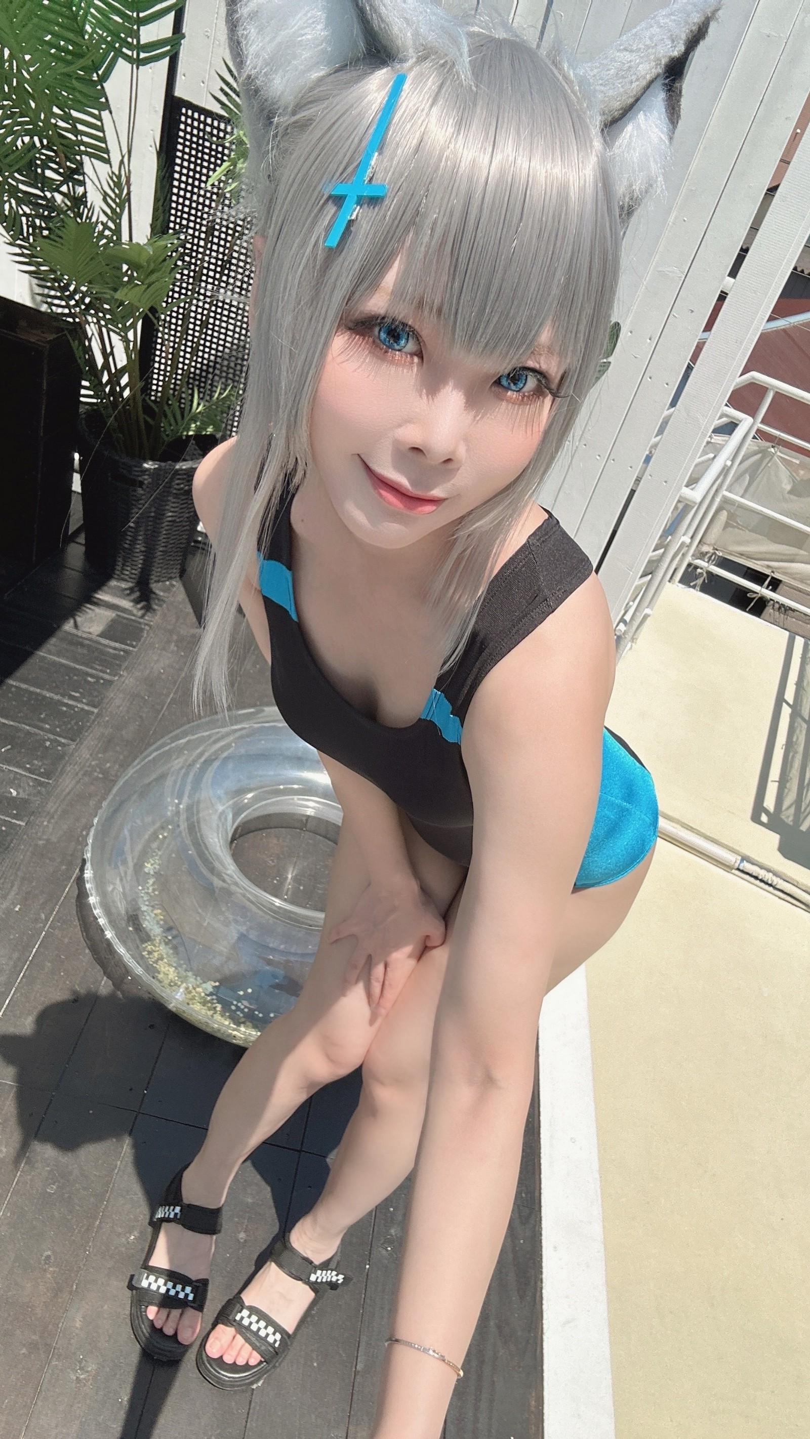 Maou Mo – Shiroko Cos 写真高清合集（23P-91.1M）蔚蓝档案人气角色插图5