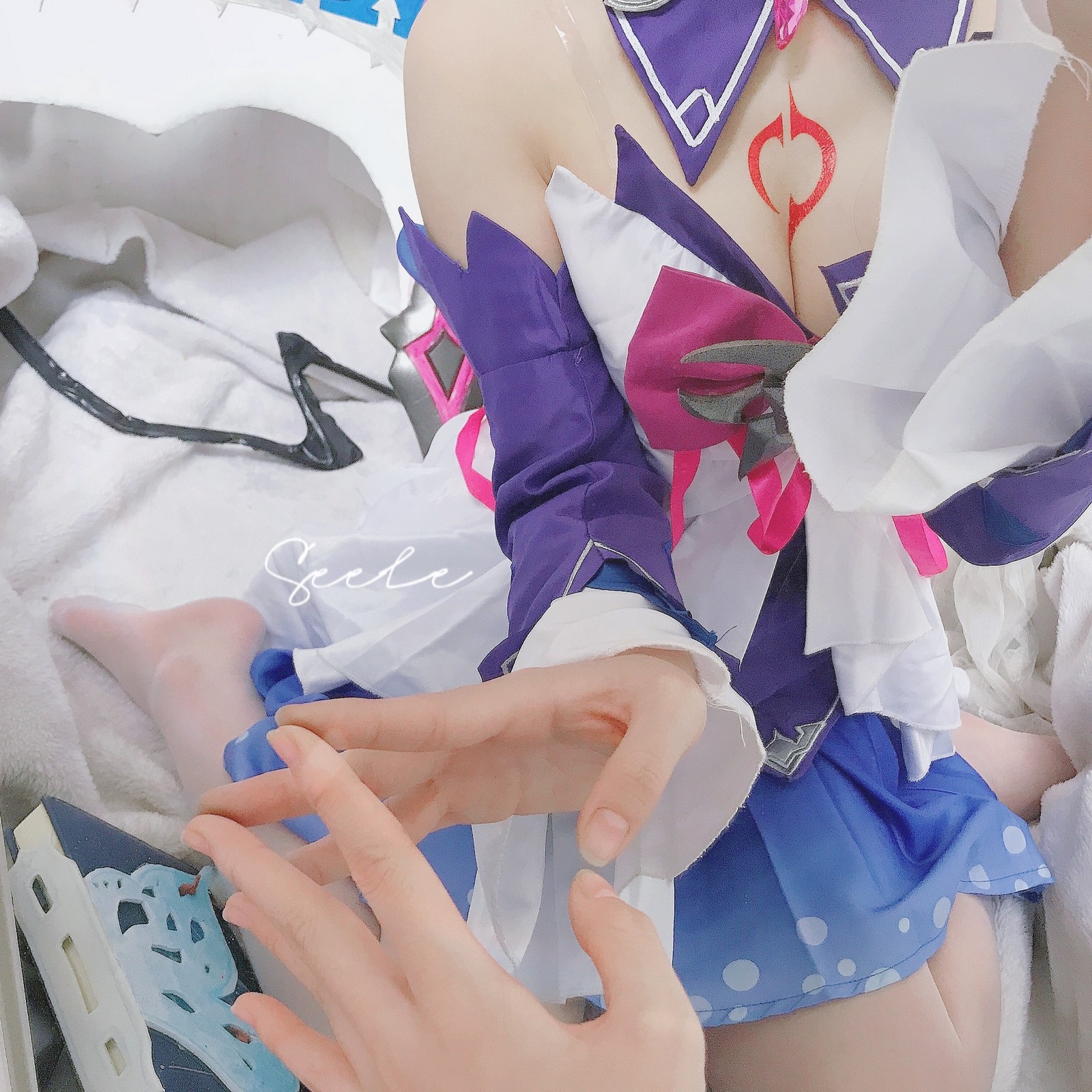 Seele麦麦希儿幻海梦蝶写真集｜梦幻蓝色系高清图集（168P-229.3M）插图7