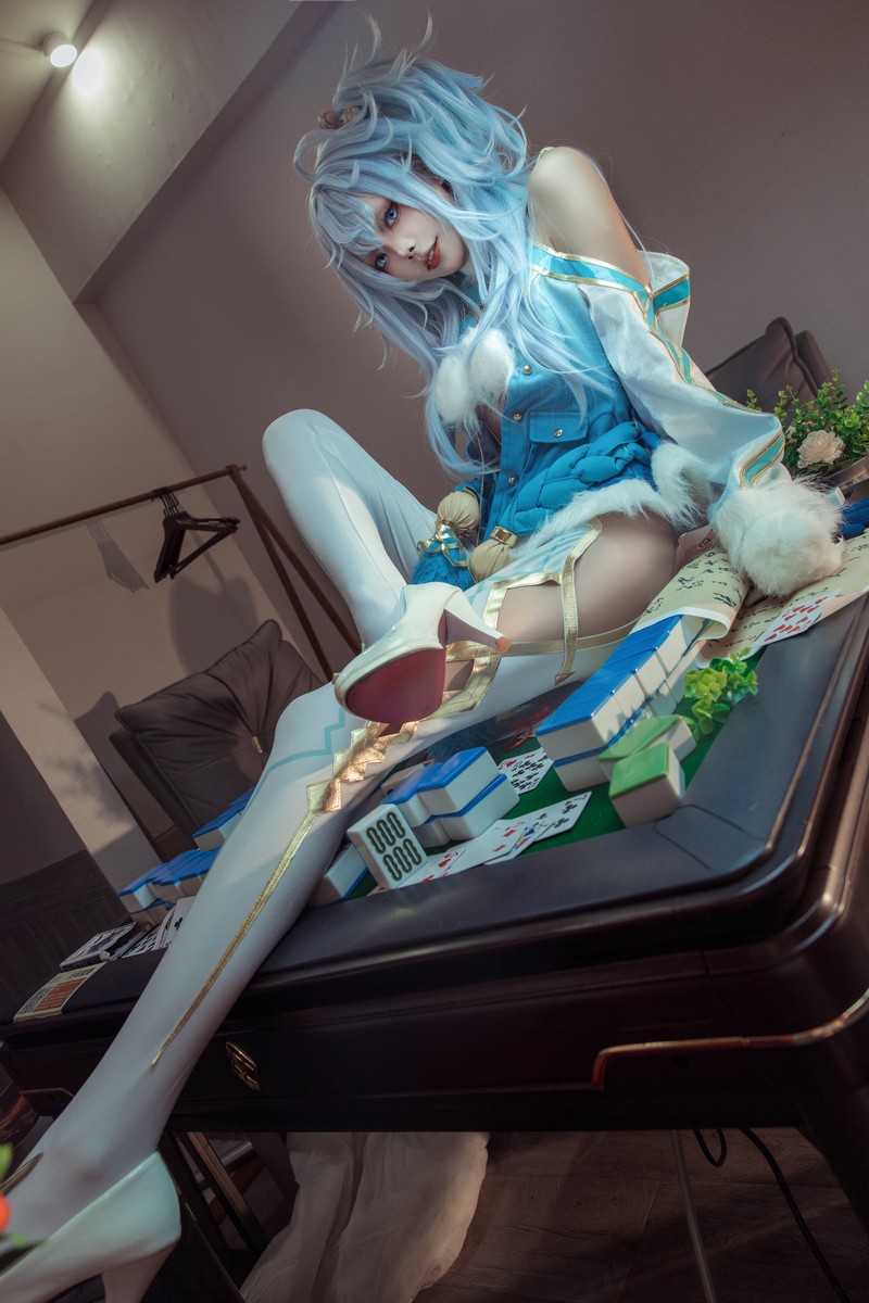 艾西Aiwest PA-15芙洛伦跃雪逢春Cosplay写真图集 高清美图合集 21P (128.7M)插图8