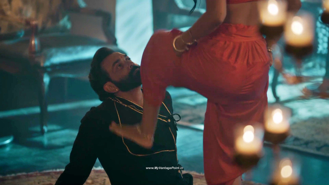 156Esha Gupta Hot in Aashram Web Series