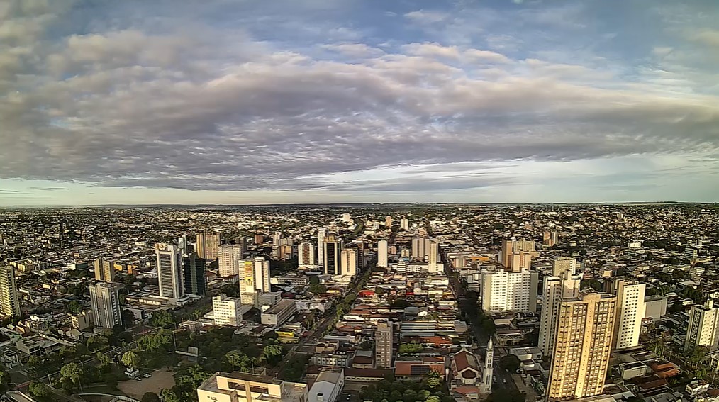 Campo Grande nesta manhã de segunda-feira