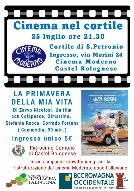 Martedì 25 luglio Evento speciale estivo del cinema Moderno Martedì 25 luglio Evento speciale estivo del cinema Moderno