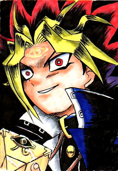 Hình vẽ Atemu (Yami Yugi) bộ YugiOh (vua trò chơi) - Page 5 1_Atemp_491