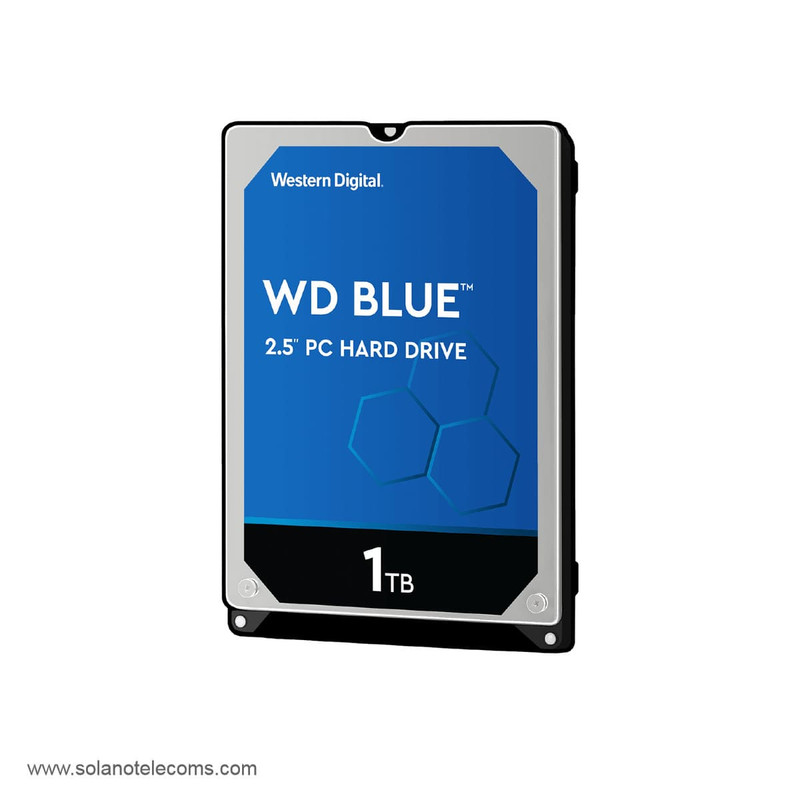 WD Blue – Disco duro – 1 TB – interno – 2.5″ – SATA 6Gb/s – 5400 rpm – búfer: 128 MB WD Blue – Disco duro – 1 TB – interno – 2.5″ – SATA 6Gb/s – 5400 rpm – búfer: 128 MB