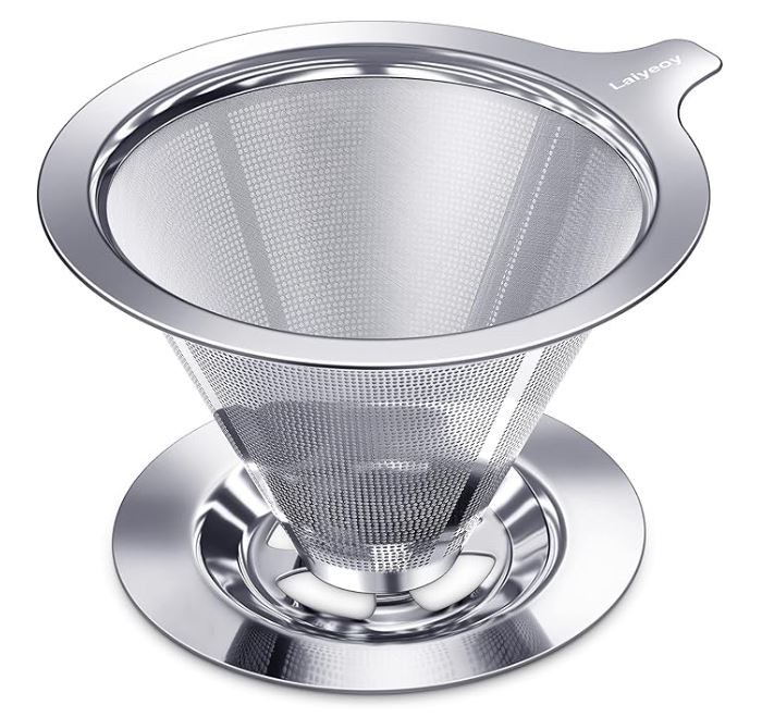 Stainless Steel Pour Over Coffee Filter