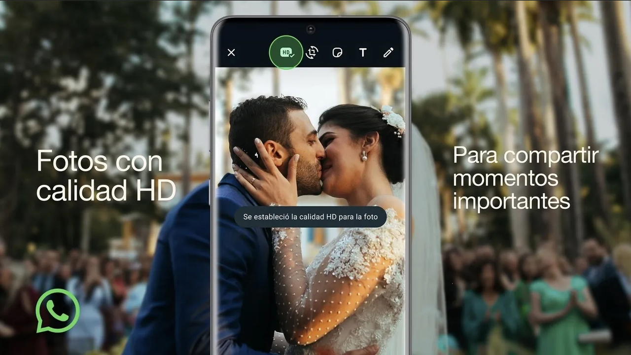 WhatsApp anuncia que de ahora en adelante se podrán enviar fotos con calidad HD