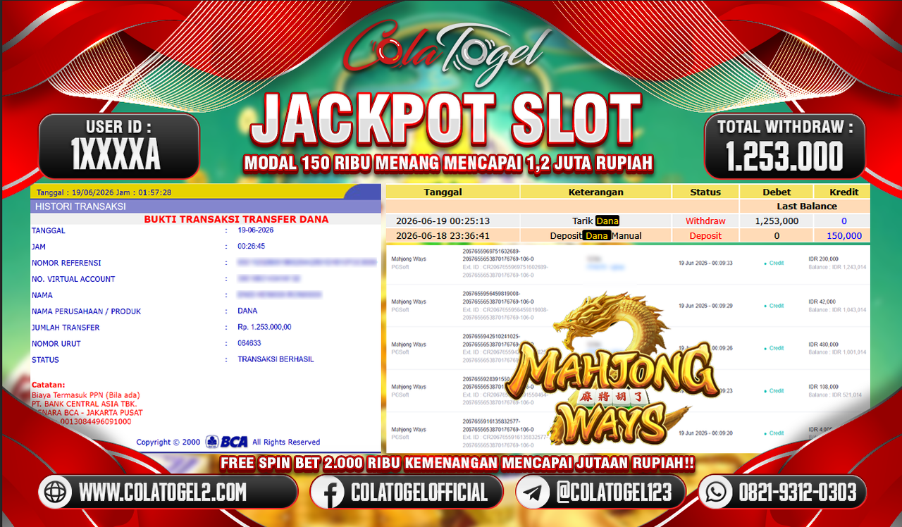 JACKPOT SLOT GACOR!!