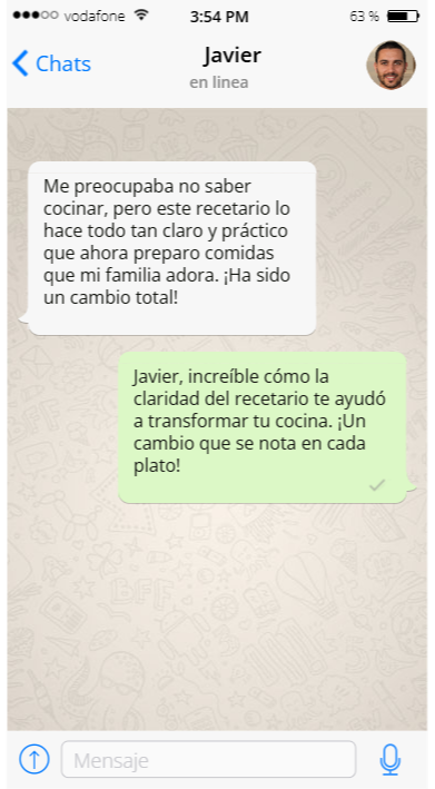 Delicias Low Carboidratos Testimonio 2