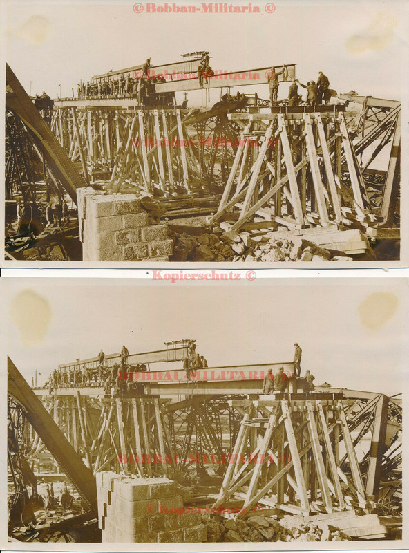 Ukraine Wassilkowka Woltschja Samara Bau der Eisenbahn Brücke Eis.Pio.Regt.1r