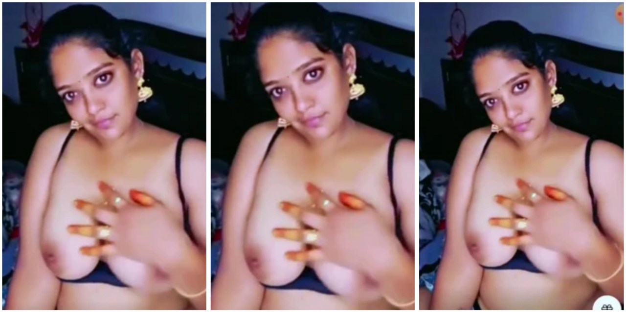 Telugu model Anu full boobs out live in Tango