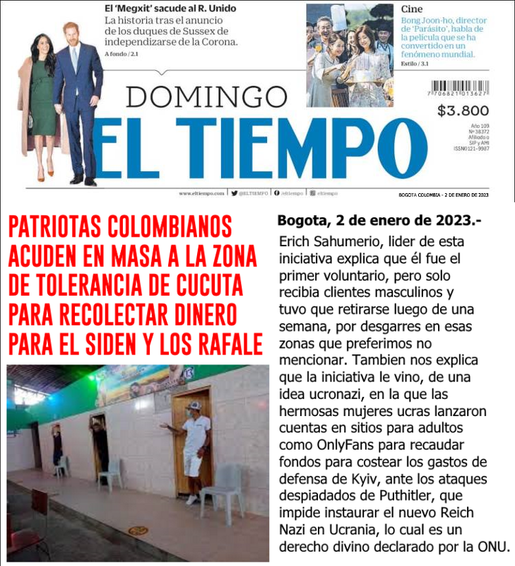 pajas mentales de los foristas colombianos - Página 11 PATRIOTASTIEMPO