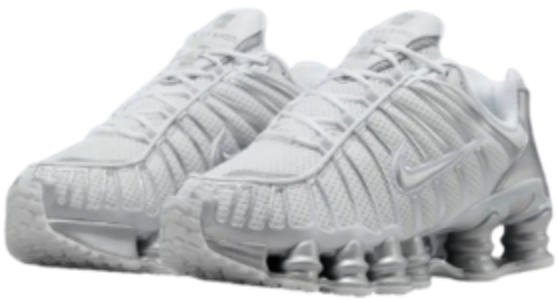 Nike shox TL White chrome
