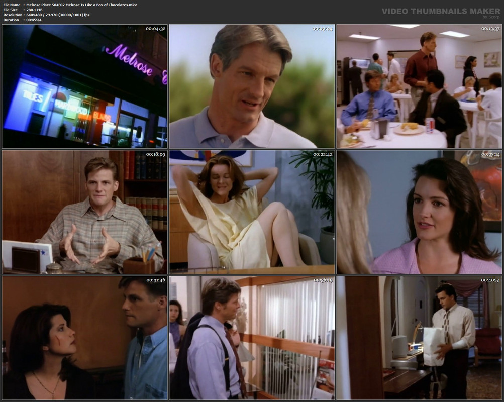 Melrose Place S04E02 Melrose Is Like a Box of Chocolates.mkv