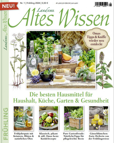 Cover: Landidee Altes Wissen Magazin Frühling 2024