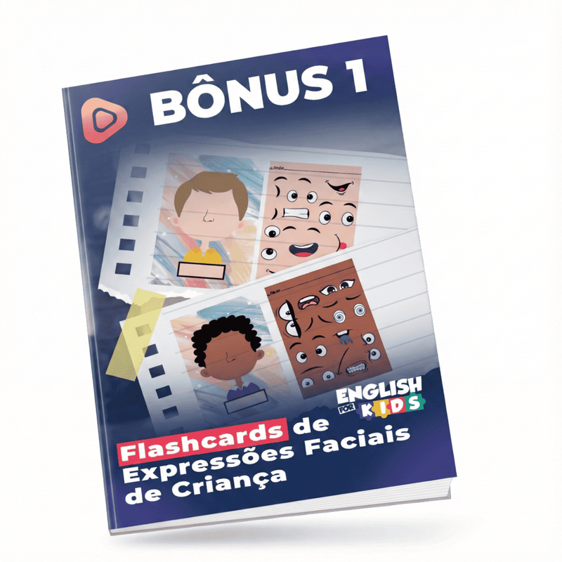 Flashcards Emoções Menino