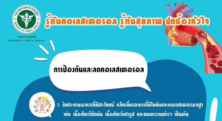 รู้ทันคอเลสเตอรอล รู้ทันสุขภาพ ปกป้องหัวใจ