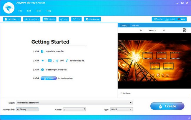 AnyMP4 Blu ray Creator 1.1.70 Multilingual