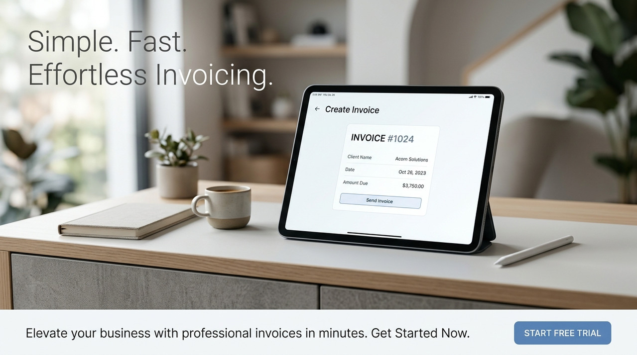 Banner for invoicing service 202607090030