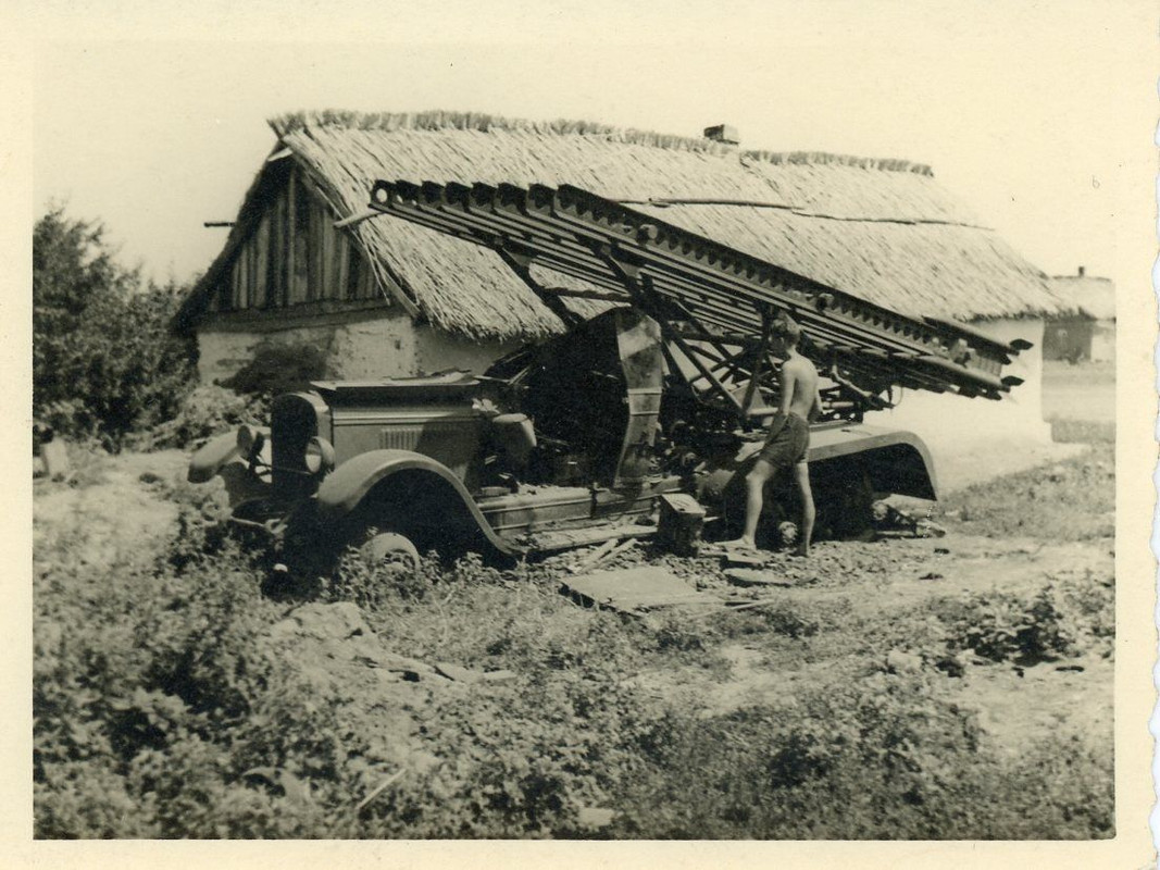 Russland Kämpfe Raketenwerfer Stalinorgel Katjus