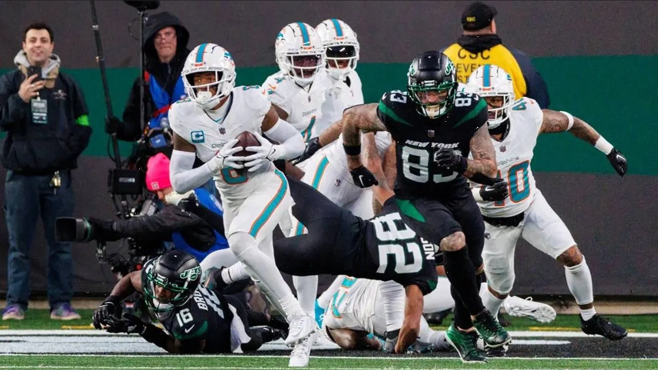 Video: Touchdown de 99 yardas y un millón de dólares en Dolphins vs Jets