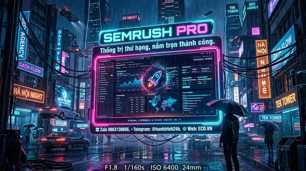 semrush pro chính chủ