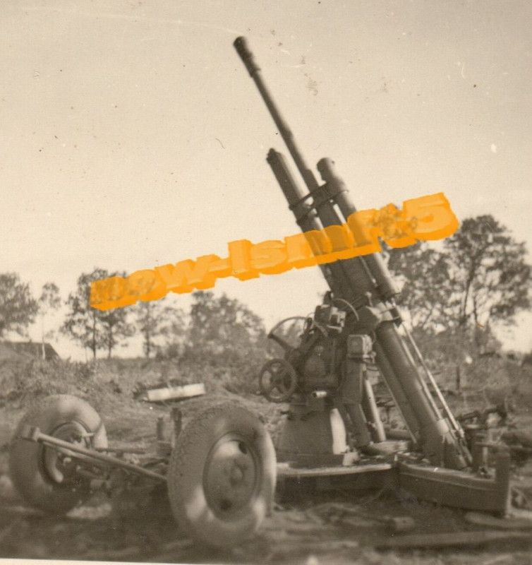 1.Pz.-Div. russ. Flak-Geschütz gun Russland Kanone Leningrad ww2