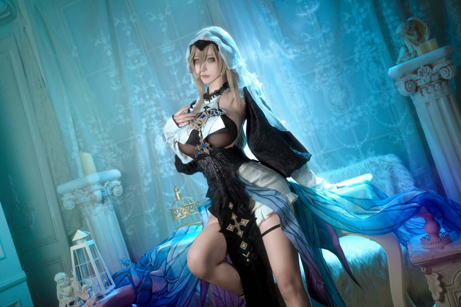 Seya-狮砸 – 崩坏 阿波尼亚 Cosplay 高清写真（15P+4V-172.1MB）插图