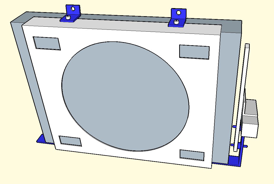 radiator support bovenaan - finaal ontwerp