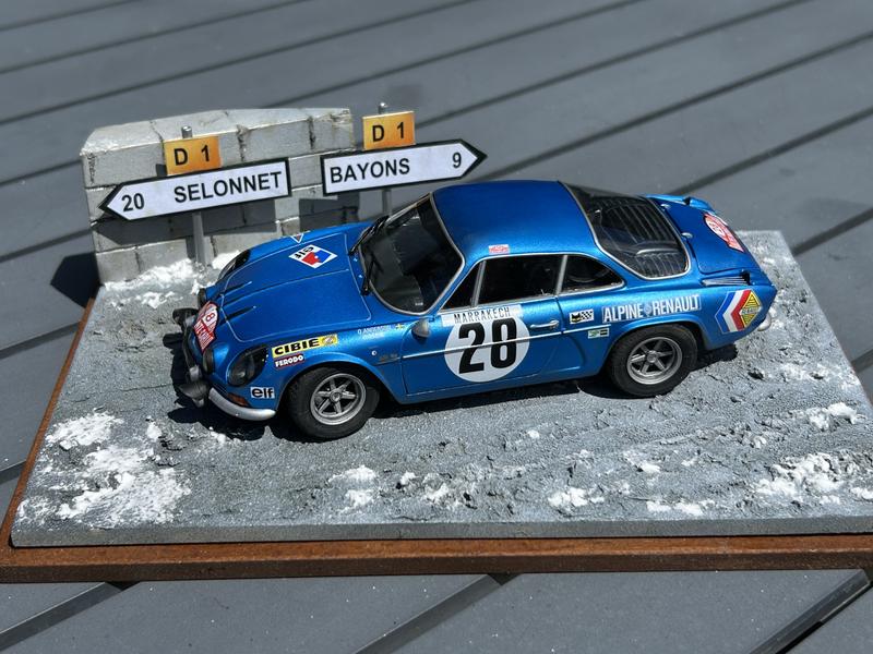 Alpine A110 - Monte Carlo rally 1971 - Ready For Inspection