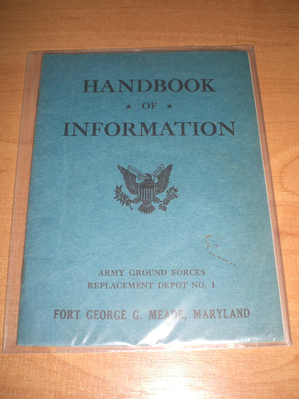 167 - Guia informacion RTC Fort George G. Meade, Maryland (1945)
