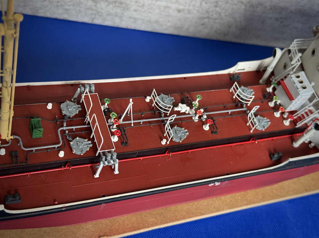 Ship model - Shell Welder - 1955 - UK Tanker Coaster - 3D Print - 1:100 14