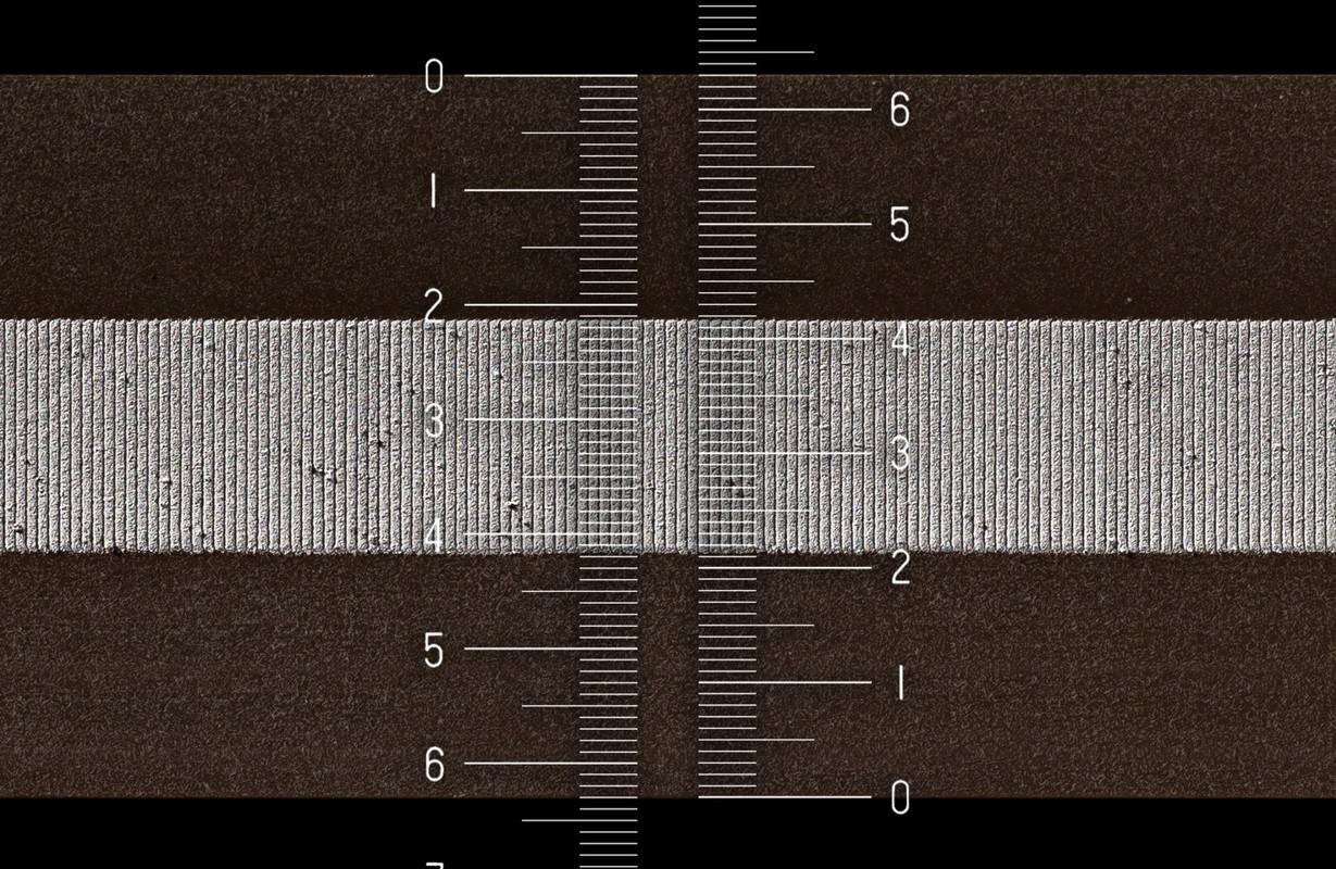M15A Trennspur 2 mm 19cm-s 1000 Hz- schmal