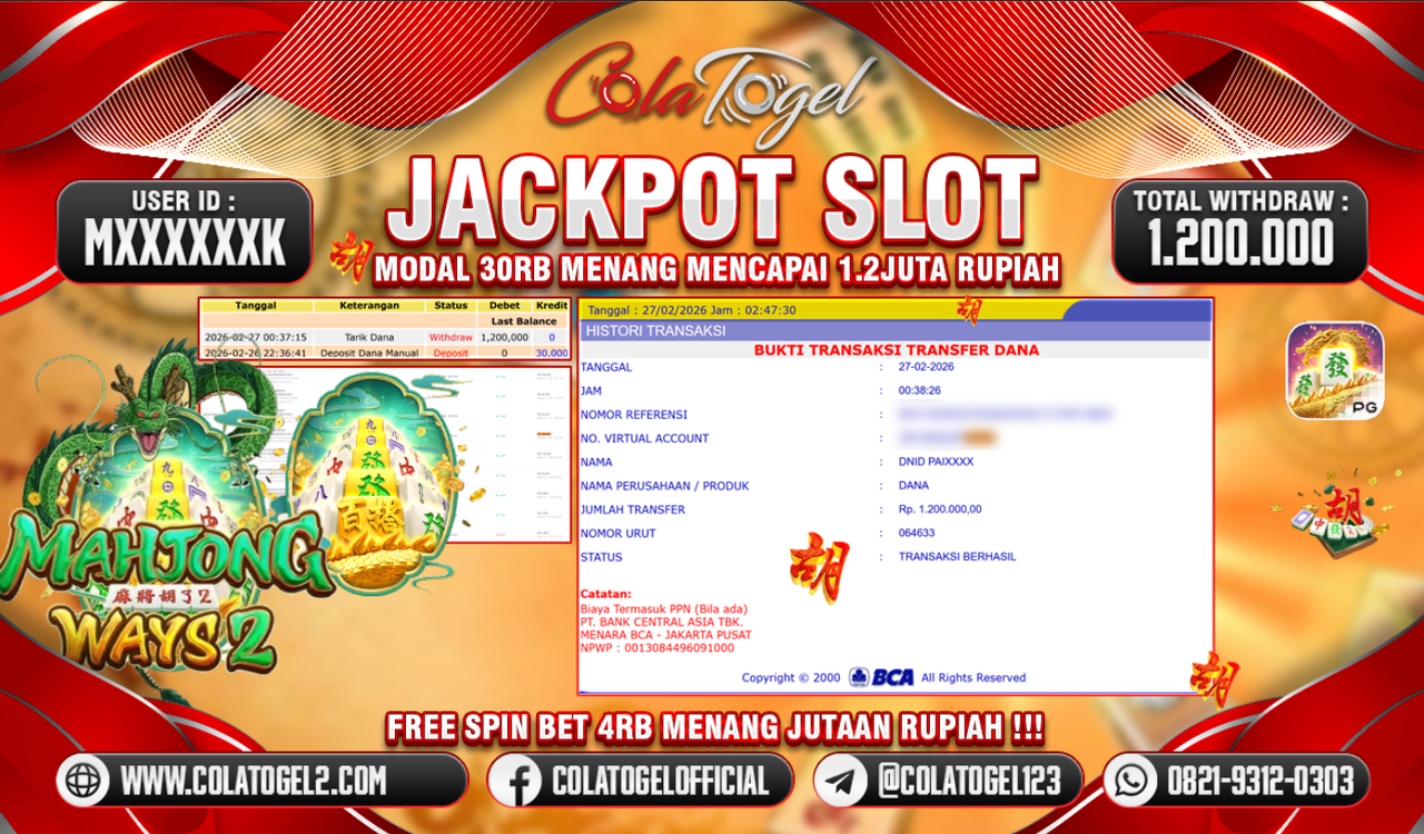 JACKPOT SLOT GACOR!!