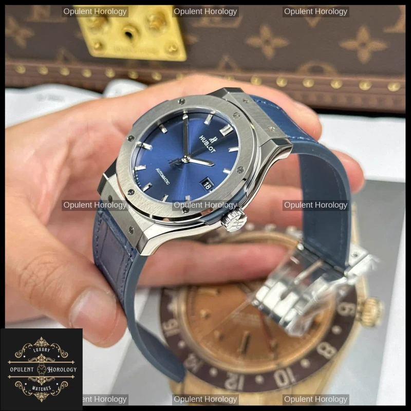 Hublot Classic Fusion 42mm Blue Titanium Ultra-Lightweight Automatic Watch