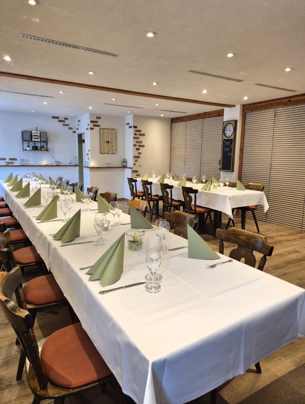 Rustikales Restaurantinterieur