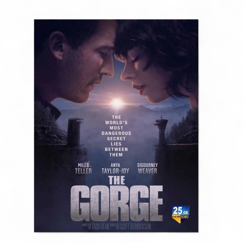 Blu-Ray The Gorge 2025 Movie Adventure TV Film Full HD All Region