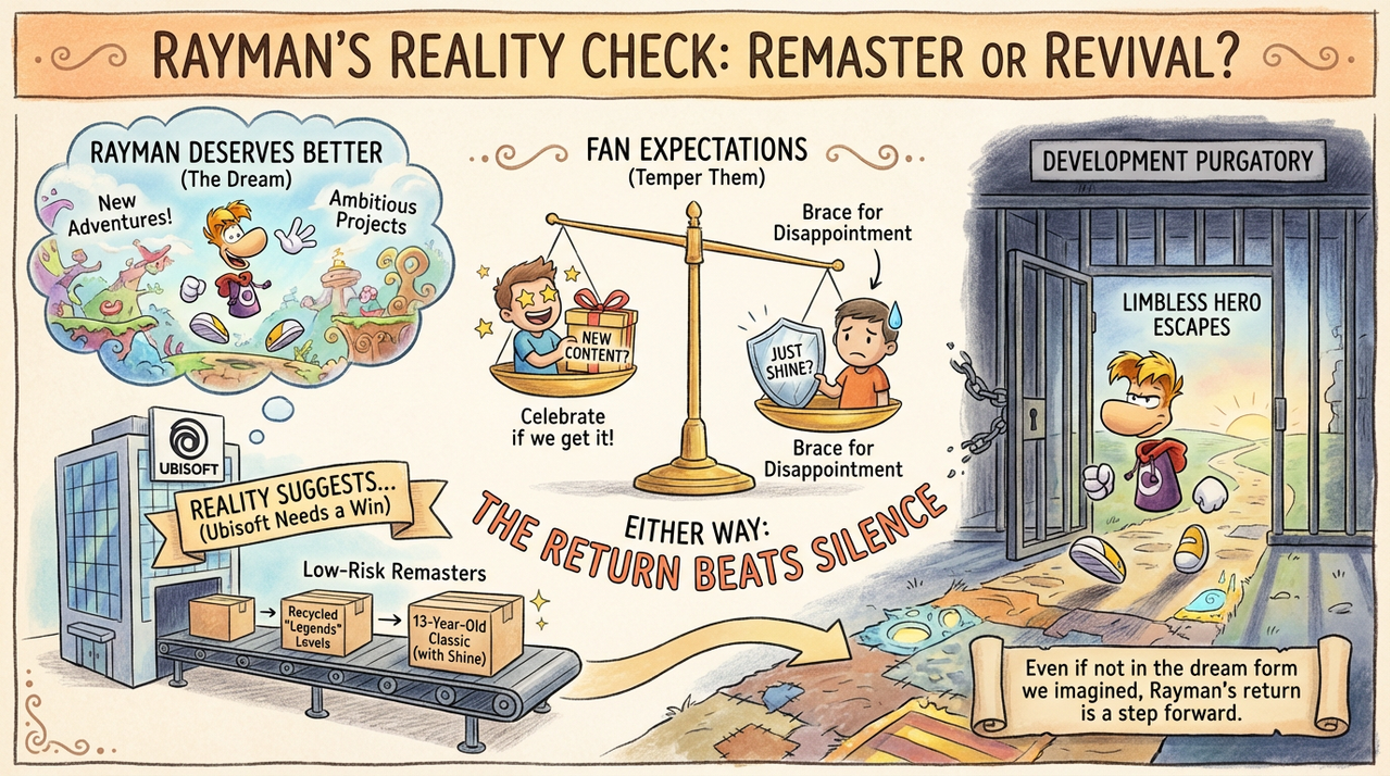 Retro gaming setup with classic platformer vibes and modern console