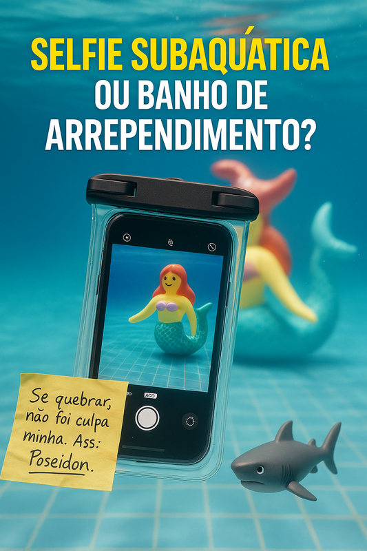 Matéria Review Pixbugtech: Fotografando embaixo d’água com o celular – ou como perder o telefone por uma selfie aquática mal pensada