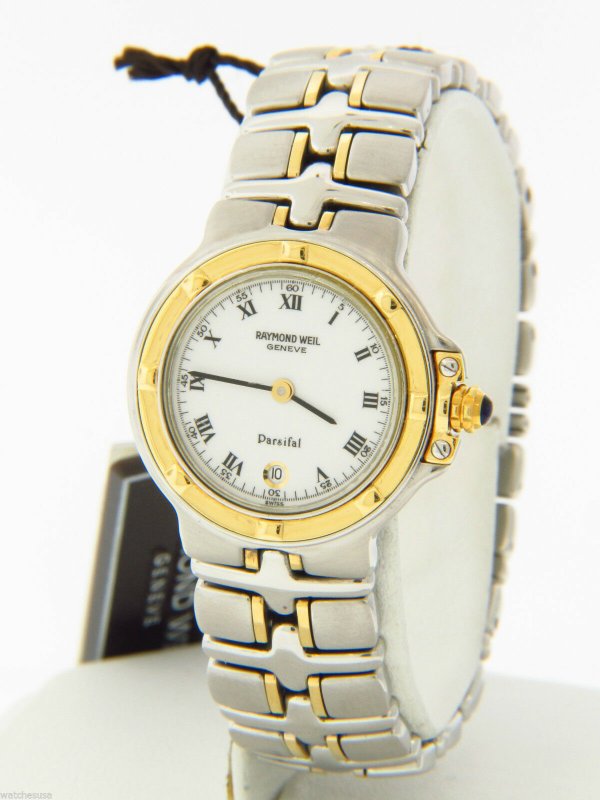 Raymond Weil Women's 9990STG00300 Parsifal Twotone White Date Dial
