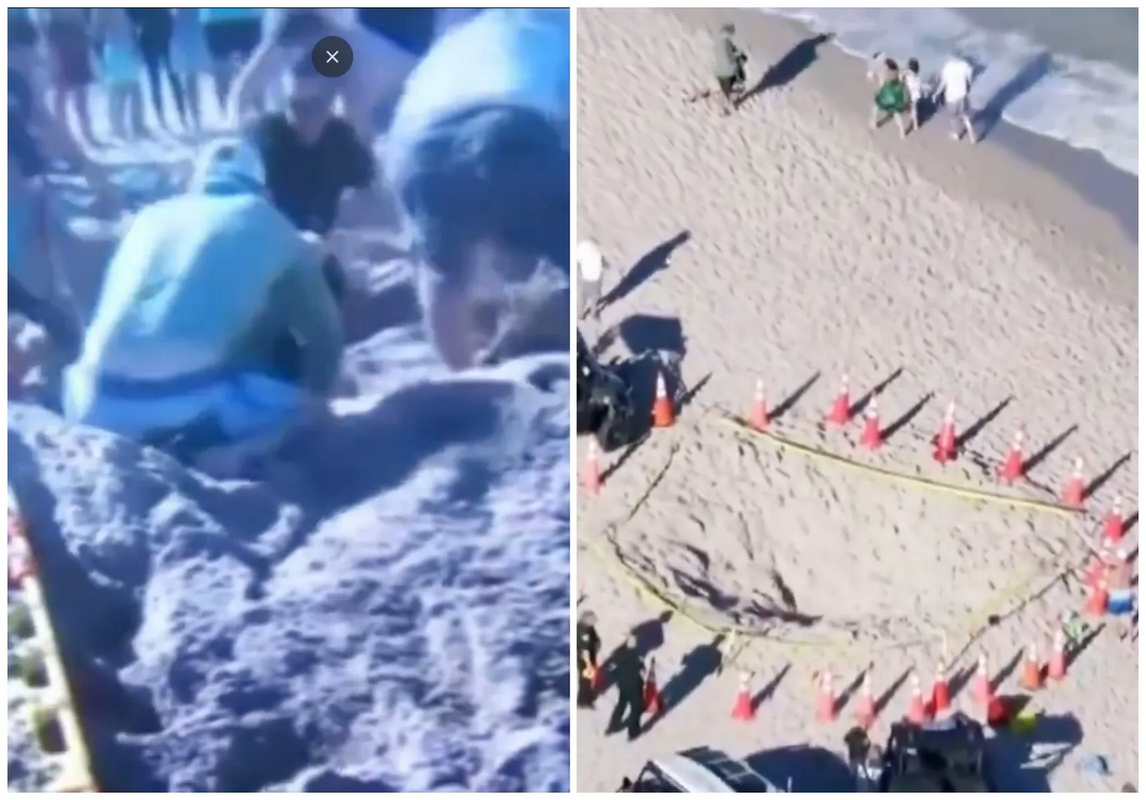 Niña muere tras ser enterrada viva en la playa; se derrumbó el agujero que cavaba