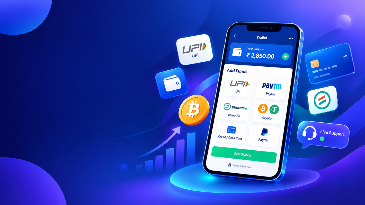 SMM Panel Go Explained: Services, Prices, Payments (UPI, Paytm, BharatPe, Crypto) & Support