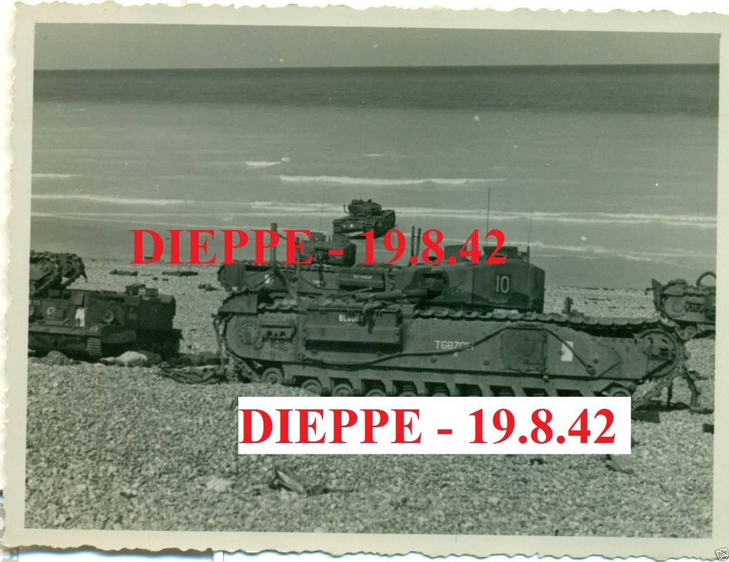 FOTO - LANDUNG DIEPPE (NORMANDIE) - Alliierte Pa