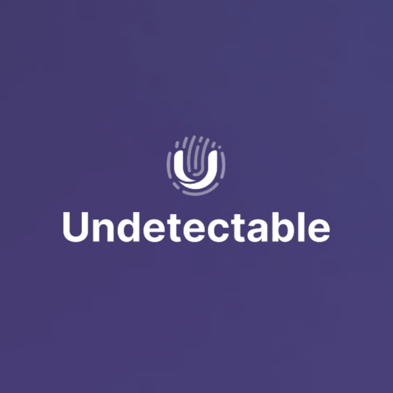 Логотип "undetectable"