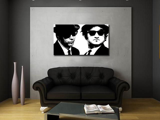 Quadro Moderno Dipinto a Mano Quadri su Tela Pop Art Ritratti Personalizzati